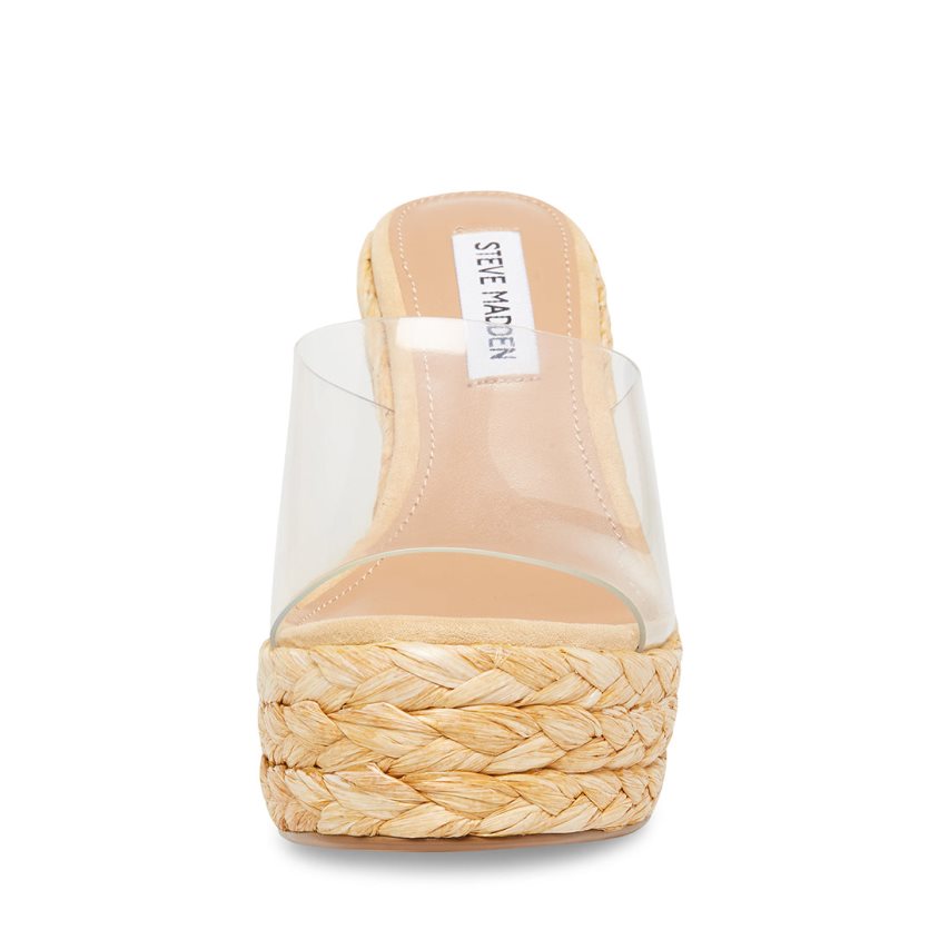 Zapatos Cuña Steve Madden Tabitha Mujer Beige | ES UBS2E8